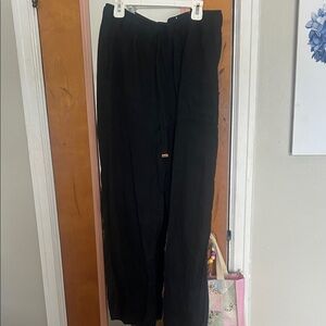 Ladies’ Black Casual Drawstring Pants